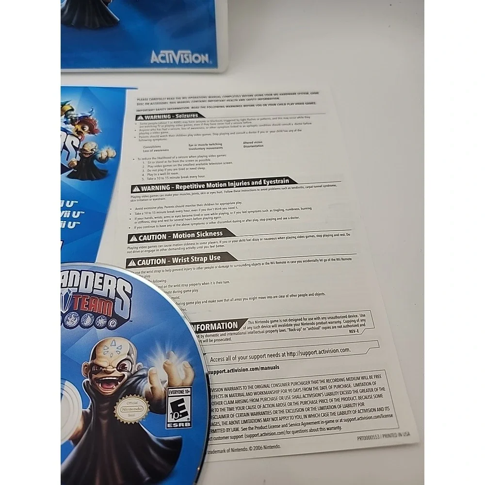 Skylanders: Trap Team (Nintendo Wii) Case & Disc